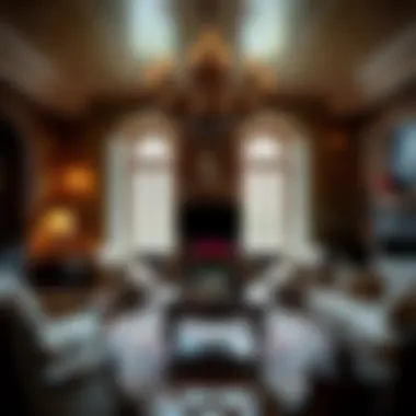 Elegance of Victorian Living Room Luxurious Victorian living room with ornate furnishings