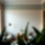 Elegant Wallpaper Border Design Elegant wallpaper border design enhancing a room's ambiance