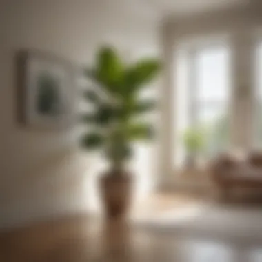 Fiddle Leaf Fig Tree Placement in Bright Room