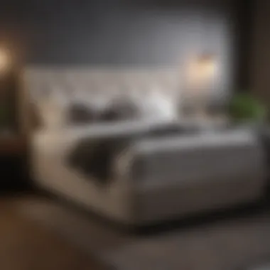 Discover Comfort and Style Luxurious bed showcasing comfort and style