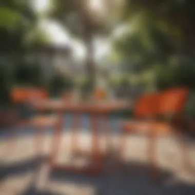 Colorful outdoor furniture options for various styles