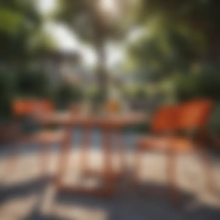 Colorful outdoor furniture options for various styles