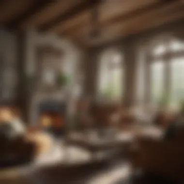 A Cozy French Country Living Room Charming rustic living space with French country elements
