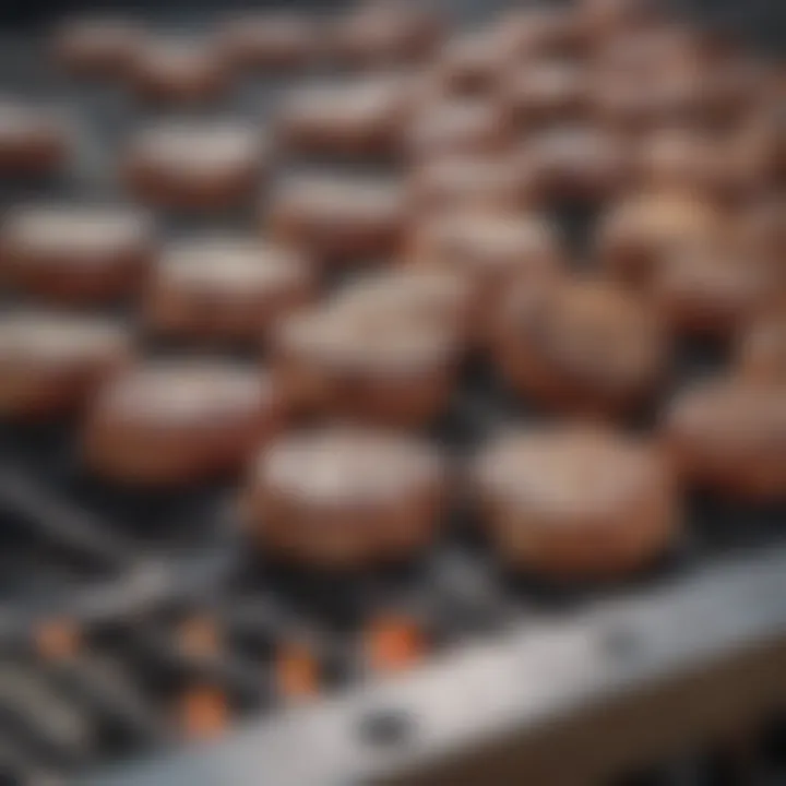 A close-up of grilling materials emphasizing quality and durability