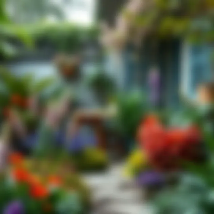 Transform Your Outdoors with Lush Gardens Lush garden with diverse plants and creative landscaping