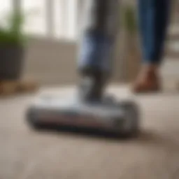Close-up view of Hoover ONEPWR Pet Cordless Vacuum showcasing sleek design
