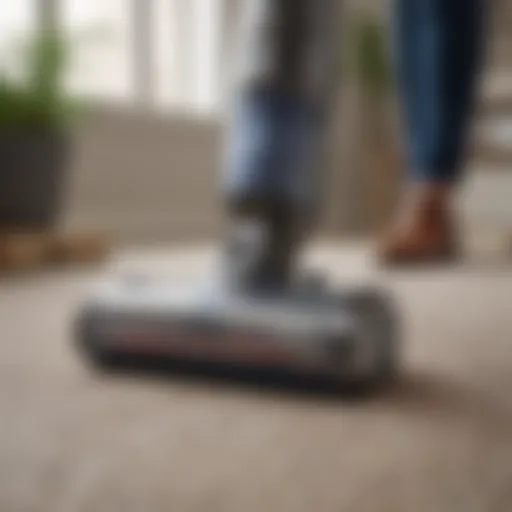 Close-up view of Hoover ONEPWR Pet Cordless Vacuum showcasing sleek design