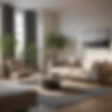 Elegant living room showcasing minimalist design