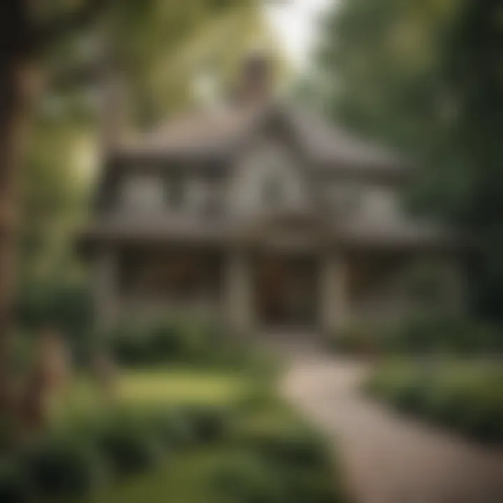 A well-maintained home with signs of preventative measures against wildlife.