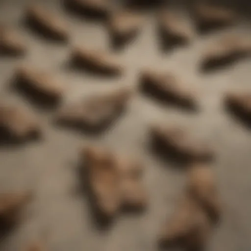 Close-up of common house moths on fabric