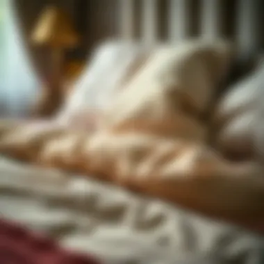 Cozy Bed With Attention to Detail Cozy bed with a perfect tuck and fold, highlighting attention to detail