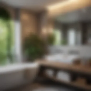 Eco-Friendly Bathroom with Natural Elements Eco-friendly bathroom with natural materials