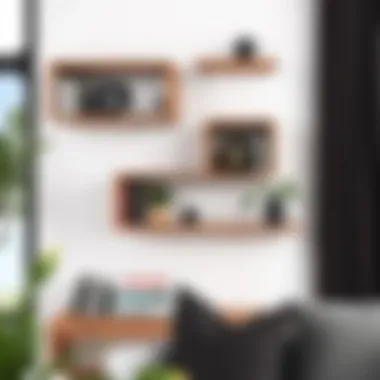 Floating Shelves for Modern Aesthetics Stylish floating shelves with decor