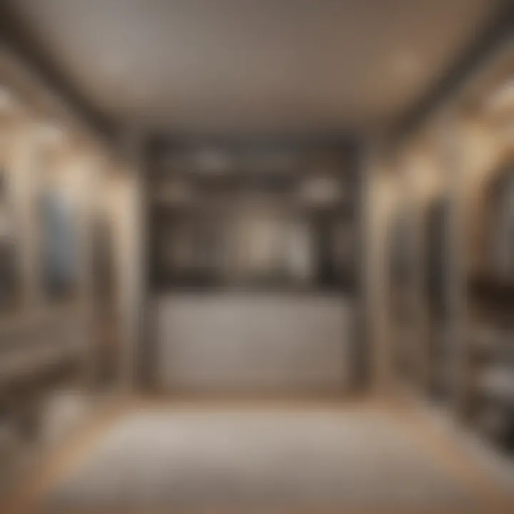Personalized touches in a beautifully organized closet