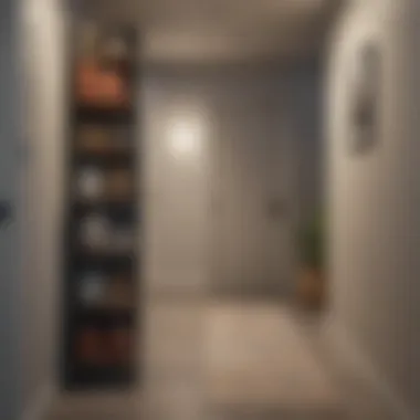 Efficient Storage Solutions for Small Spaces Efficient storage solutions in a compact hallway