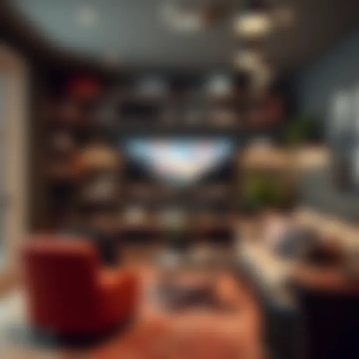 Creative wall storage solutions for movie essentials