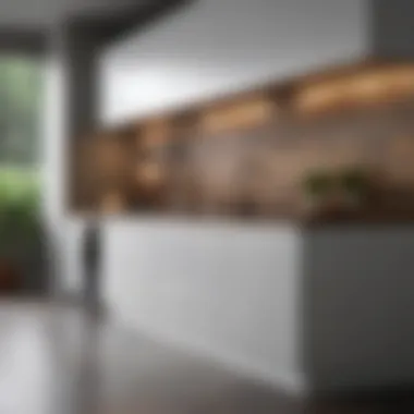 Modern Aesthetics in Kitchen Cabinetry Elegant kitchen cabinet design showcasing modern aesthetics