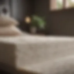 Comparison of latex and memory foam mattresses
