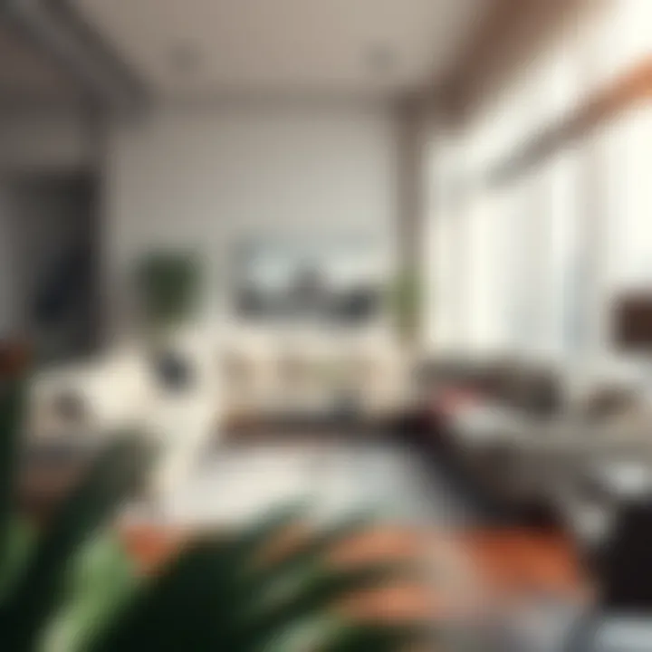 Chic urban living room showcasing unique sectional configurations