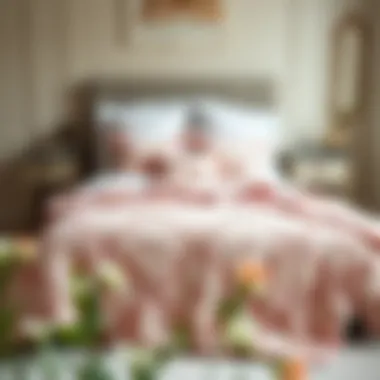 Quilt and Duvet Duo for a Chic Bedroom Elegant bed arrangement showcasing a quilt and duvet