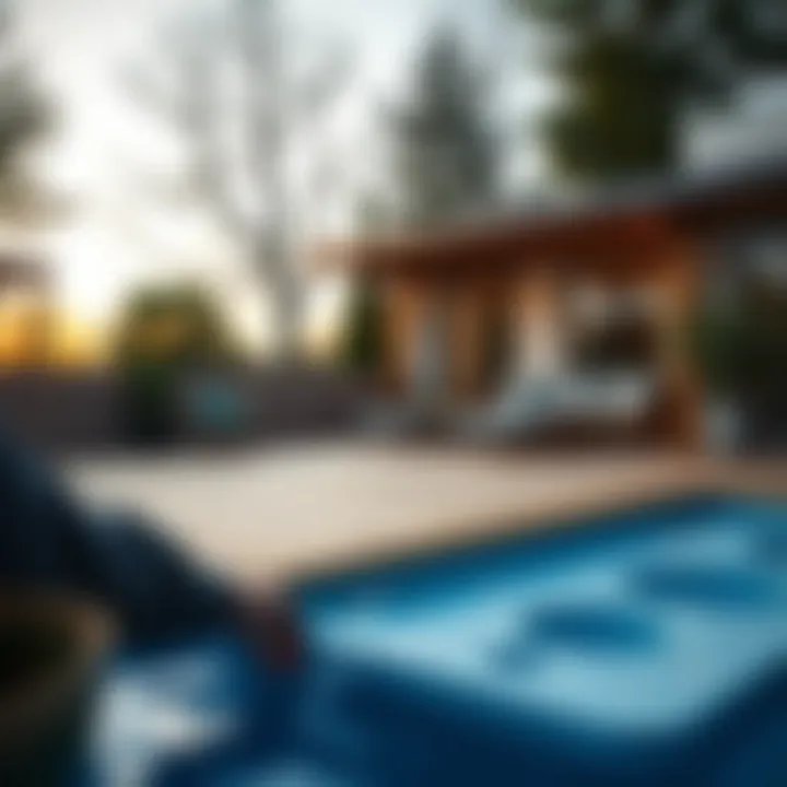 Design blueprint showcasing a well-constructed floating deck