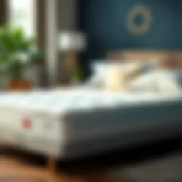 Freshly cleaned mattress on a bed