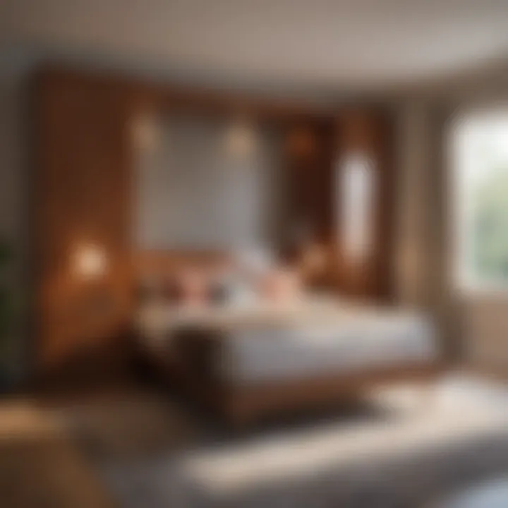 Elegant murphy bed installation enhancing studio decor