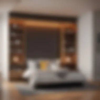 Compact Murphy Bed Design Compact murphy bed design showcasing space-saving potential