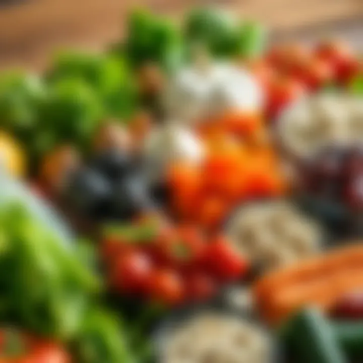 A variety of fresh ingredients arranged for slow cooking, highlighting versatility.