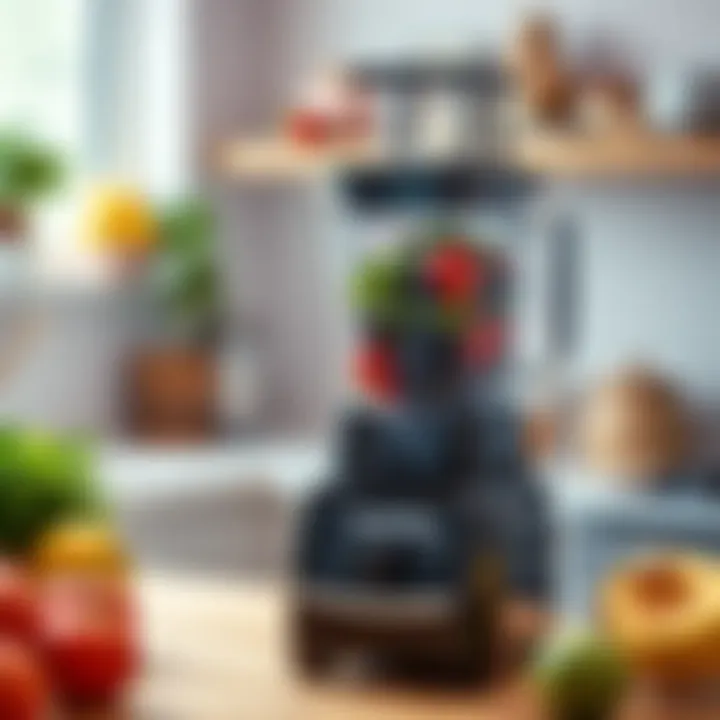 Nutri Ninja Professional Making Smoothies Nutri Ninja Professional in action creating smoothies