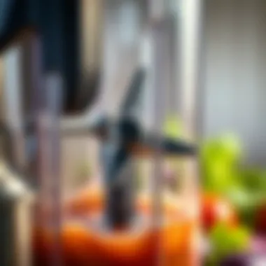 Powerful Blade Technology of Nutri Ninja Close-up of Nutri Ninja Professional's powerful blades