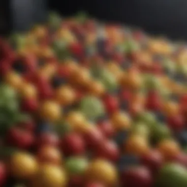 Colorful array of fresh fruits ready for harvest