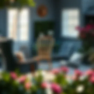 Variety of stylish garden chairs showcasing different materials