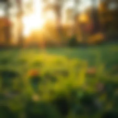 Seasonal changes in North Carolina landscape