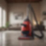 High suction vacuum cleaner designed for hair collection