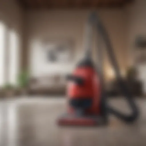 High suction vacuum cleaner designed for hair collection