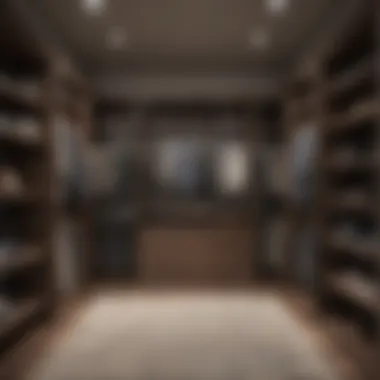 Personalized walk-in closet reflecting unique style