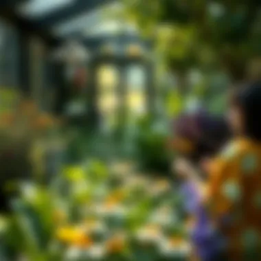 Promoting Environmental Harmony Biodiversity in a thriving garden ecosystem