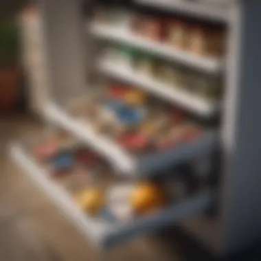 Labeled Container System for Aesthetic Appeal Aesthetic pantry drawer filled with labeled containers
