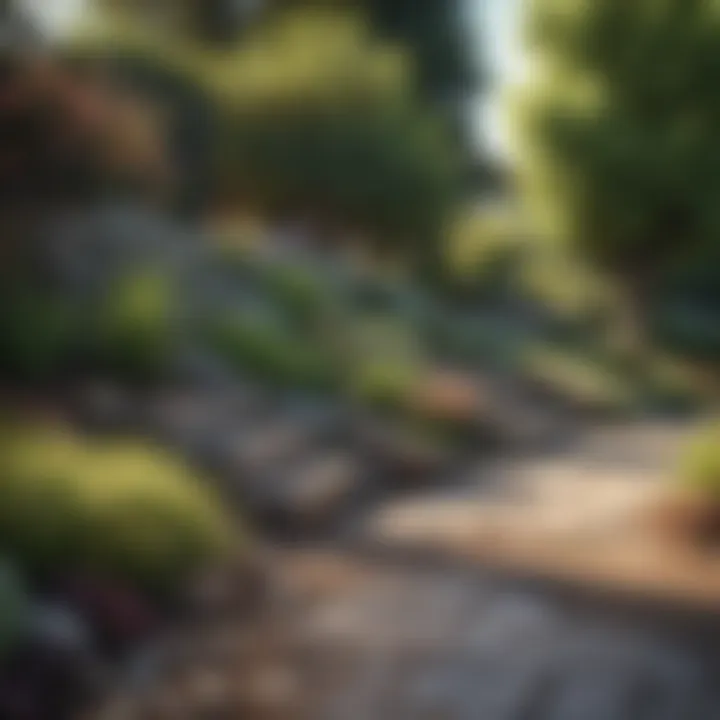 A budget sheet outlining potential landscaping expenses