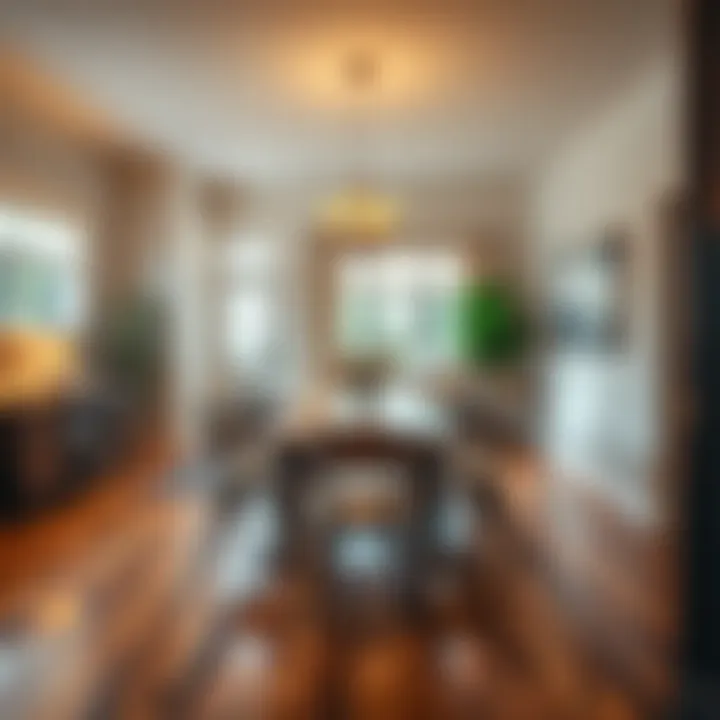 Cozy Dining Area Featuring Hardwood Floors