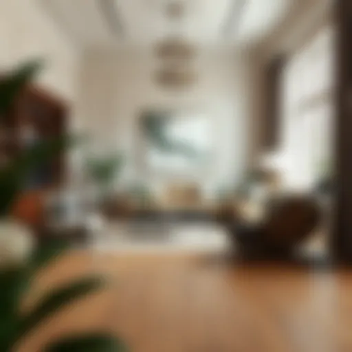 Sophisticated Living Space Showcasing Hardwood Floor Color Elegant Living Room with Hardwood Flooring