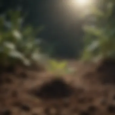 The Benefits of Organic Matter in Soil Rich, dark soil with organic matter