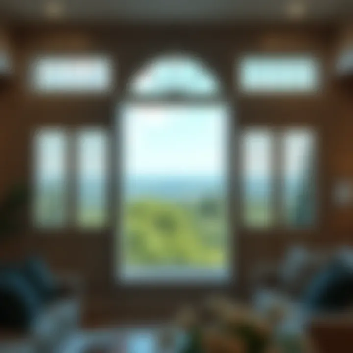 Elegant shutters framing a panoramic view