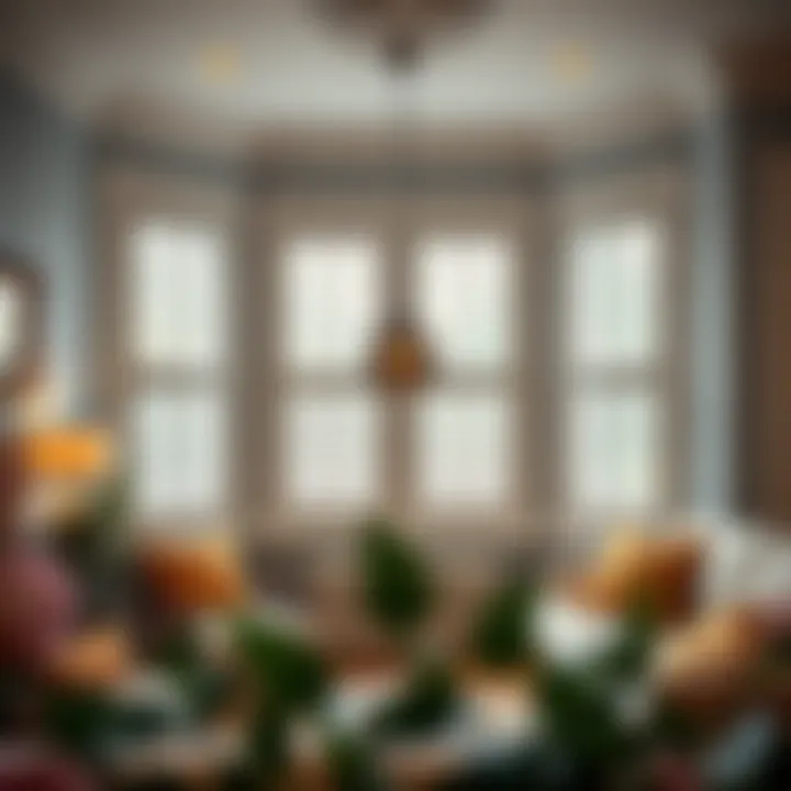 Stylish interior design incorporating shutters