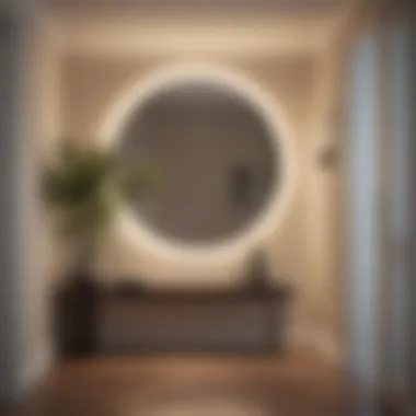 Elegant Minimalist Design in Small Entryway Elegant small foyer with a minimalist design and functional lighting
