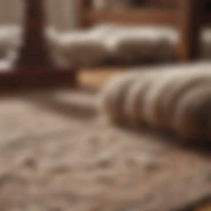 Maintaining wool rugs after steam cleaning