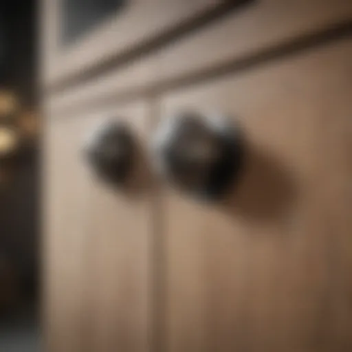 Elegant kitchen cabinet knobs showcasing modern design