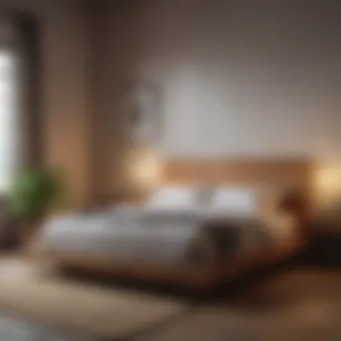 Alternative Bed Framing Bedroom with a creative bed frame alternative