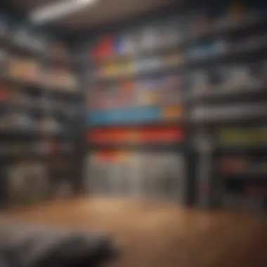Creative storage solutions enhancing color organization